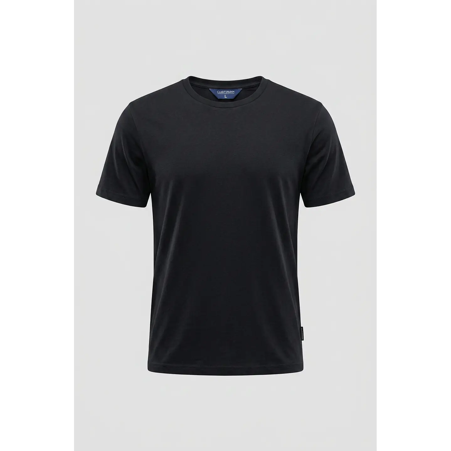 Polera Básica Hombre Azul 1