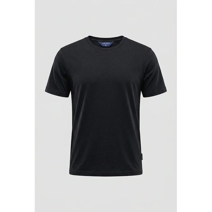 Polera Básica Hombre Azul 1
