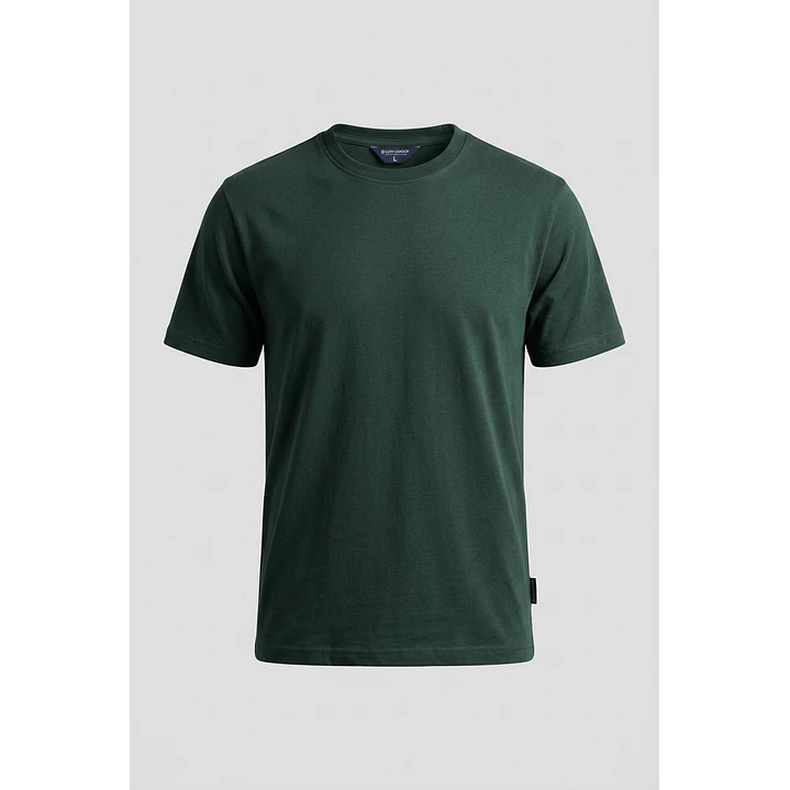 Polera Básica Hombre Verde 1