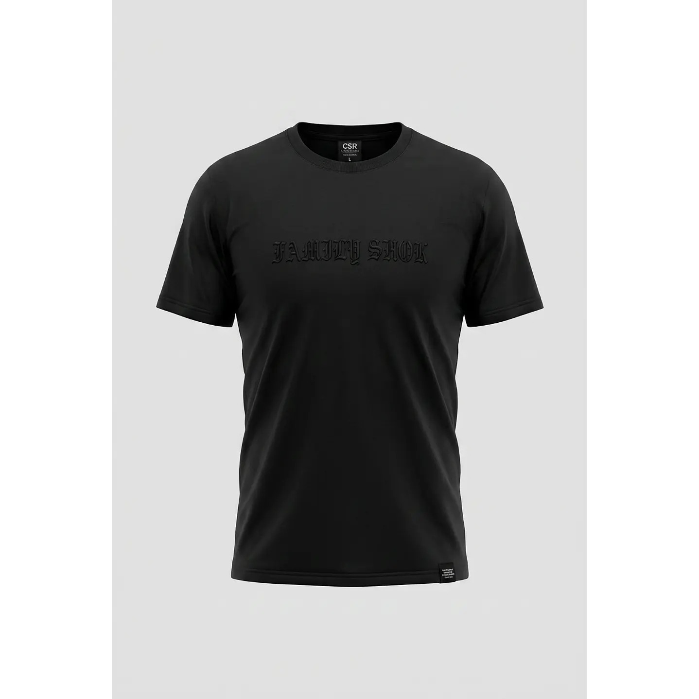 Polera Elastacada Hombre Gris 1