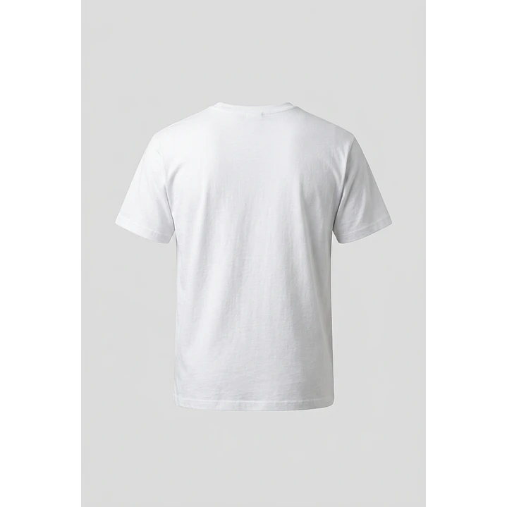 Polera Básica Hombre Blanco 2
