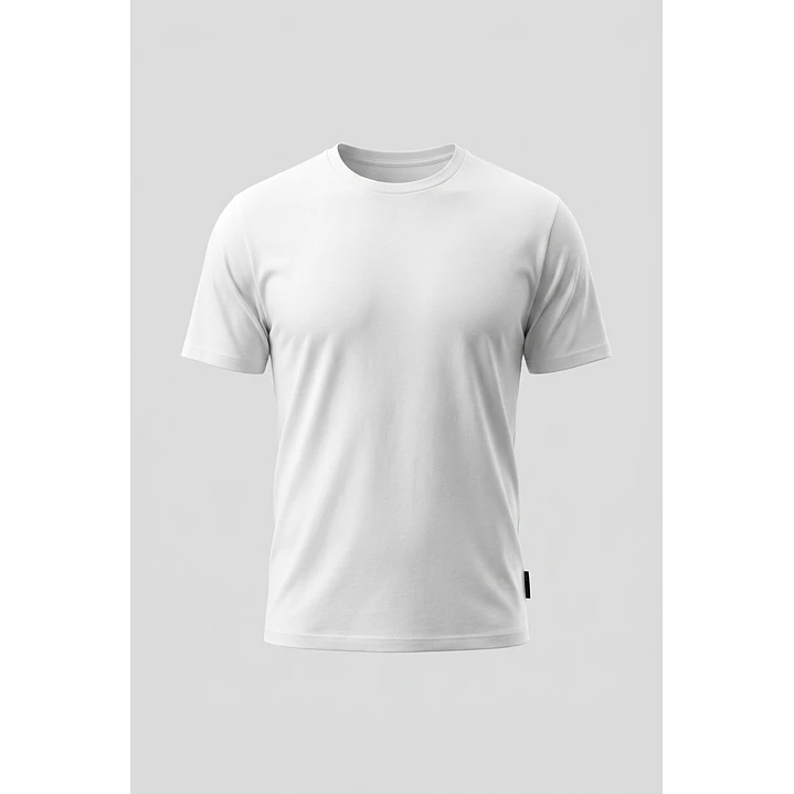 Polera Básica Hombre Blanco 1
