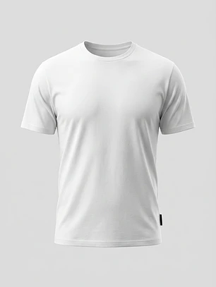 Polera Básica Hombre Blanco