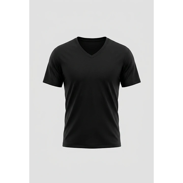 Polera Hombre Básica Negro Familyshop 1