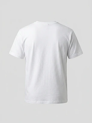 Polera Básica Hombre Blanco