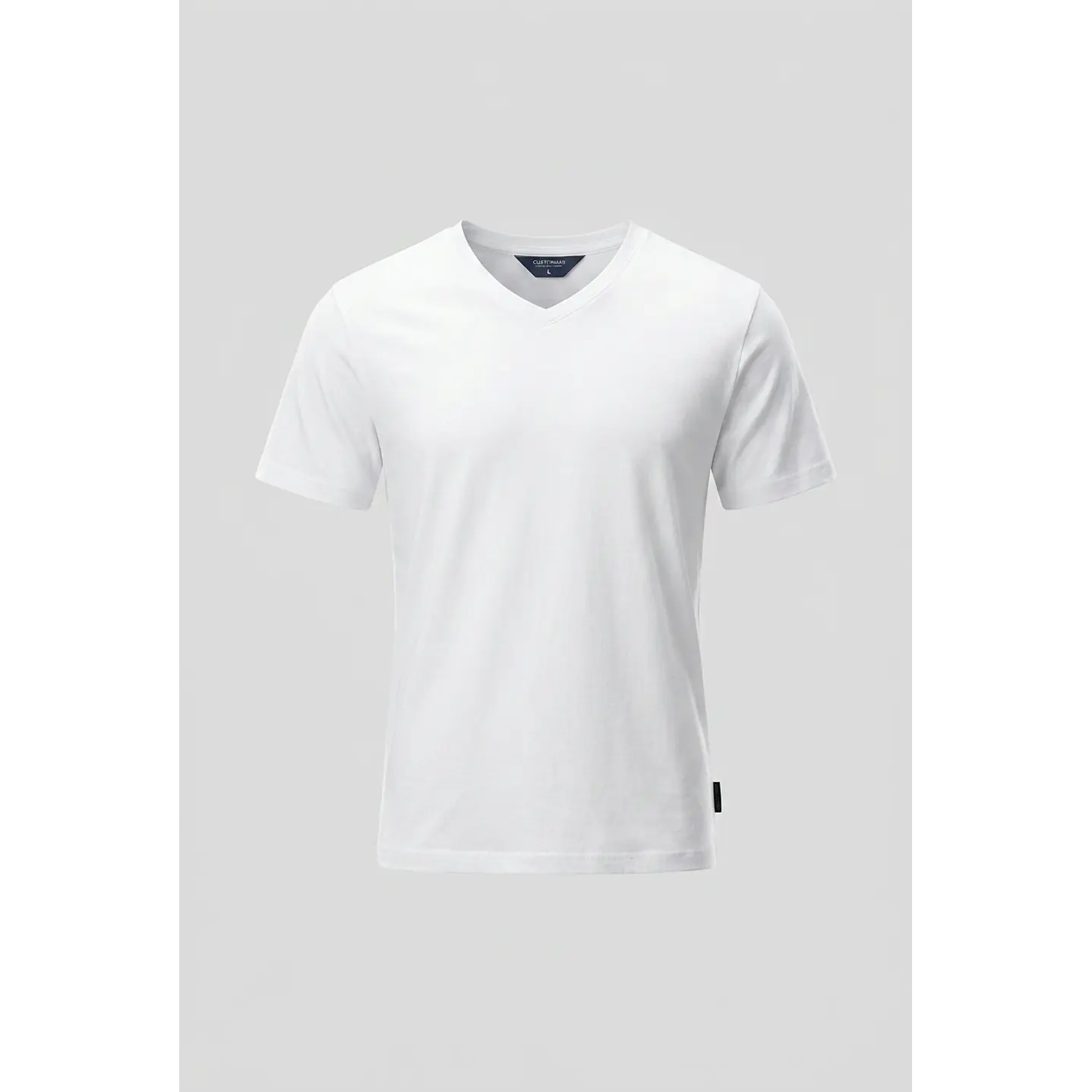 Polera Básica Hombre Blanco 1