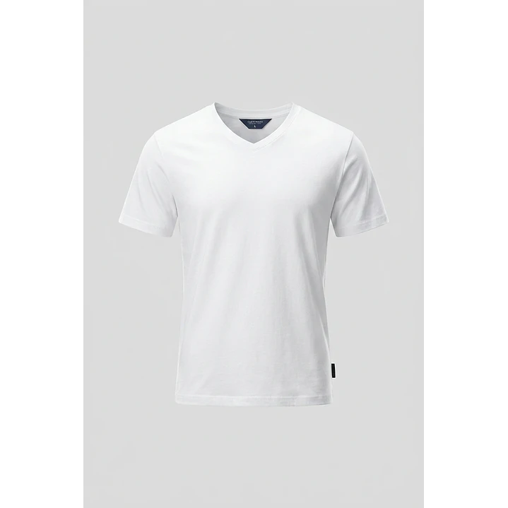 Polera Básica Hombre Blanco 1