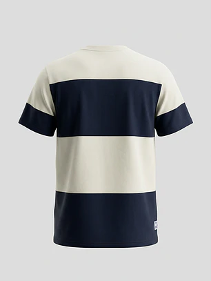 Polera Pique Regular Hombre Azul