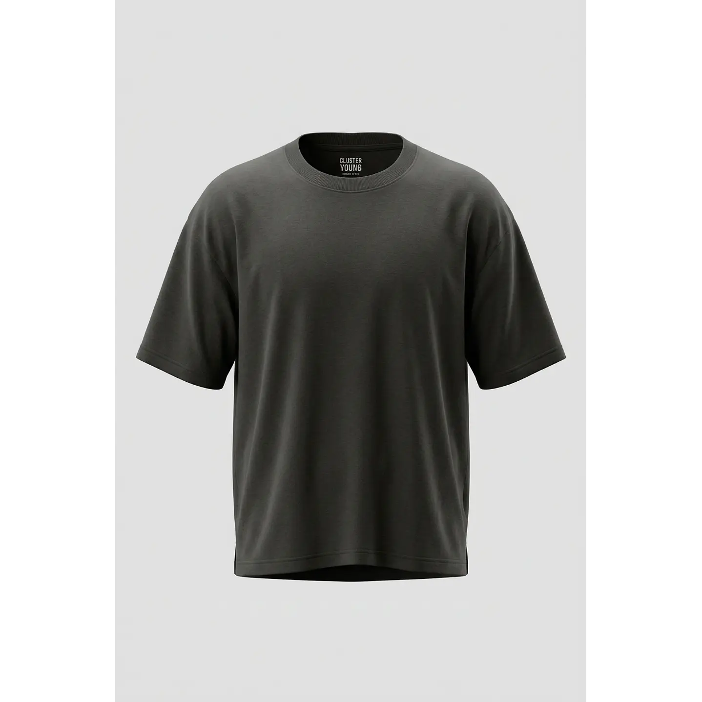Polera Básica Boxy Lolo Verde 1