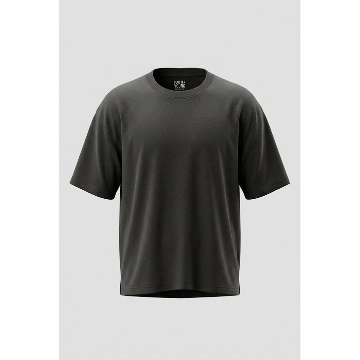 Polera Básica Boxy Lolo Verde 1