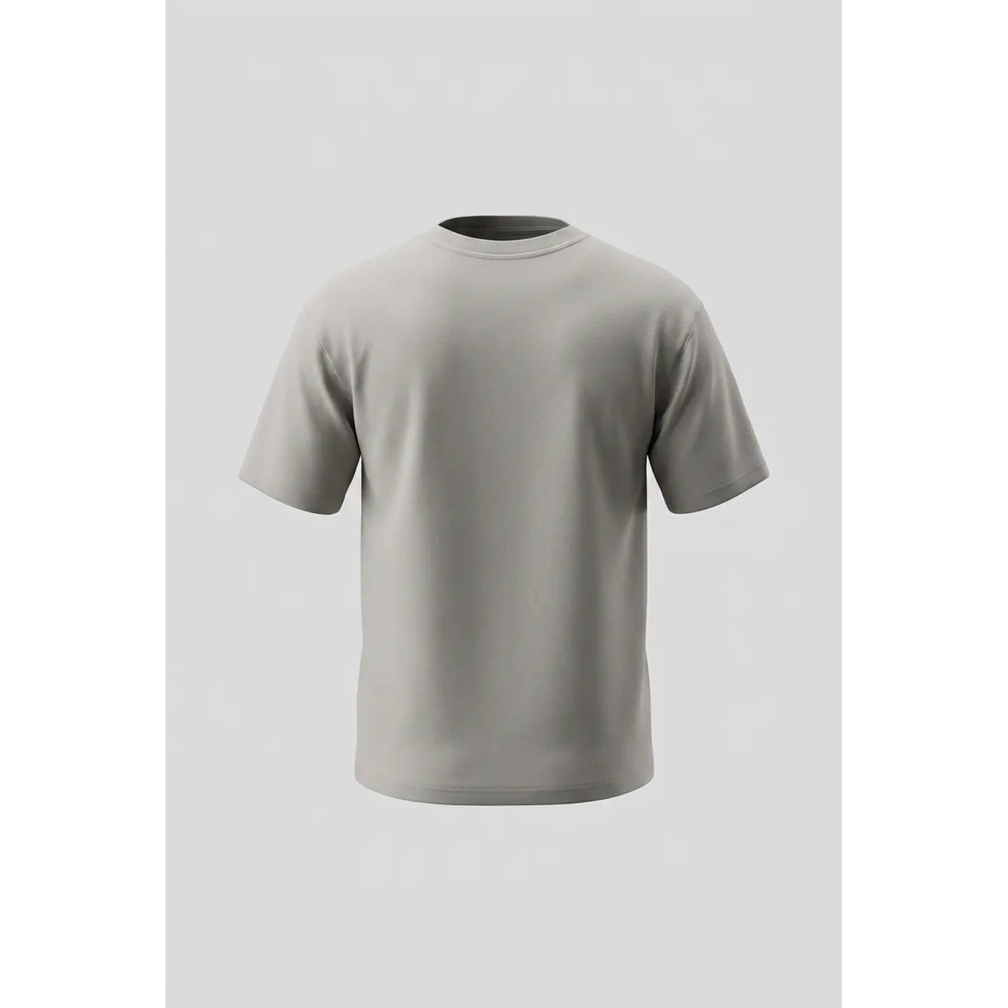 Polera Básica Boxy Lolo Gris 2