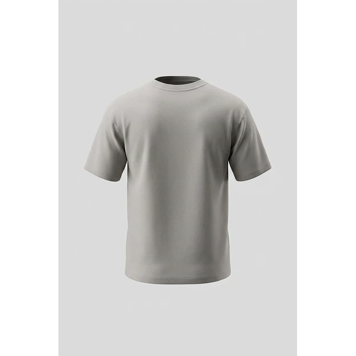 Polera Básica Boxy Lolo Gris 2