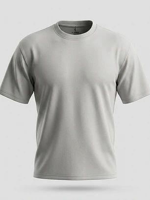 Polera Básica Boxy Lolo Gris