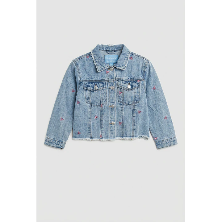 Chaqueta Denim Coquette Denim Niña Manga Larga Azul 1
