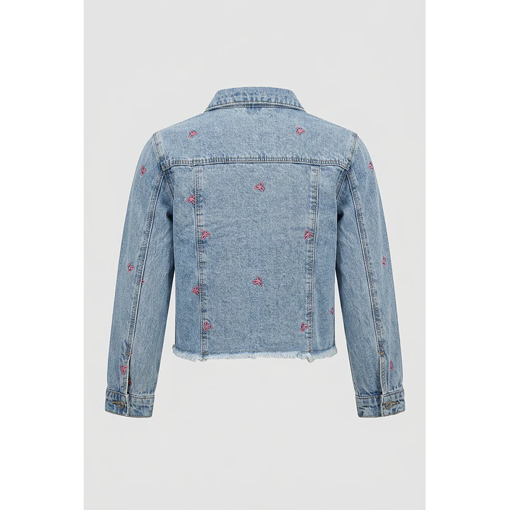 Chaqueta Denim Coquette Denim Niña Manga Larga Azul 2