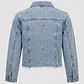 Chaqueta Denim Coquette Denim Niña Manga Larga Azul - Miniatura 2