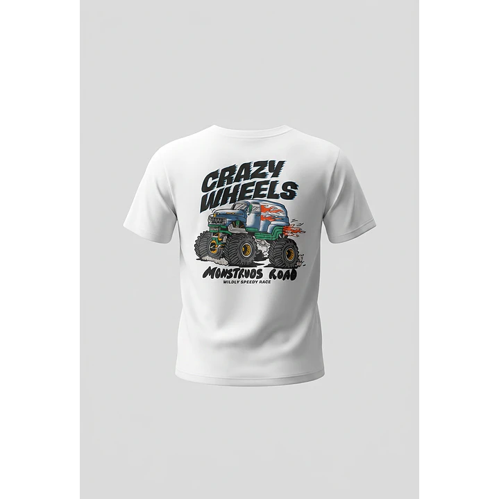 Polera Road Niño Blanco 2