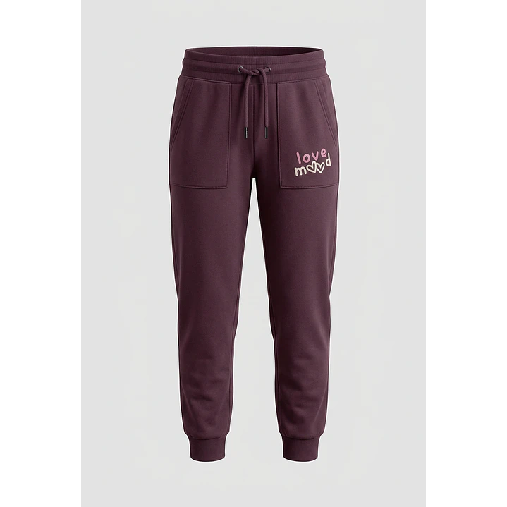 Buzo Básico Jogger Niña Morado 1