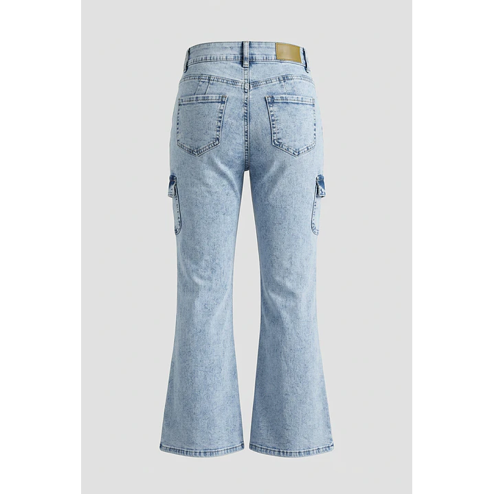 Jeans Elasticado Flare Lola Celeste 2