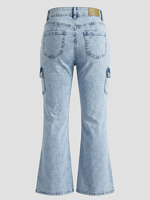 Jeans Elasticado Flare Lola Celeste
