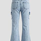 Jeans Elasticado Flare Lola Celeste - Miniatura 2