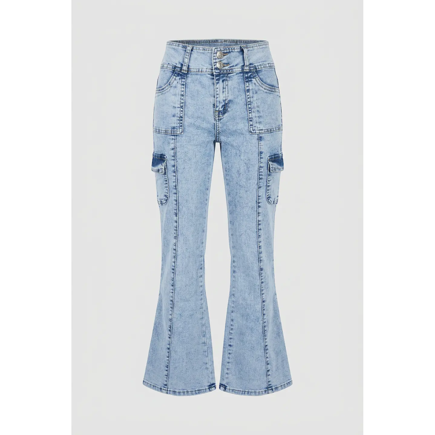 Jeans Elasticado Flare Lola Celeste 1