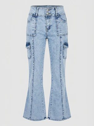 Jeans Elasticado Flare Lola Celeste