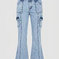 Jeans Elasticado Flare Lola Celeste - Miniatura 1