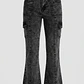 Jeans Elasticado Flare Lola Negro - Miniatura 1