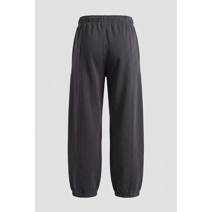 Buzo Letras Jogger Mujer Gris 2