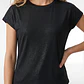 Polera Brillos Mujer Negro - Miniatura 4