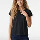 Polera Brillos Mujer Negro - Miniatura 1