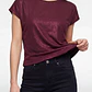 Polera Brillos Mujer Burdeo - Miniatura 4