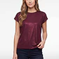 Polera Brillos Mujer Burdeo - Miniatura 1