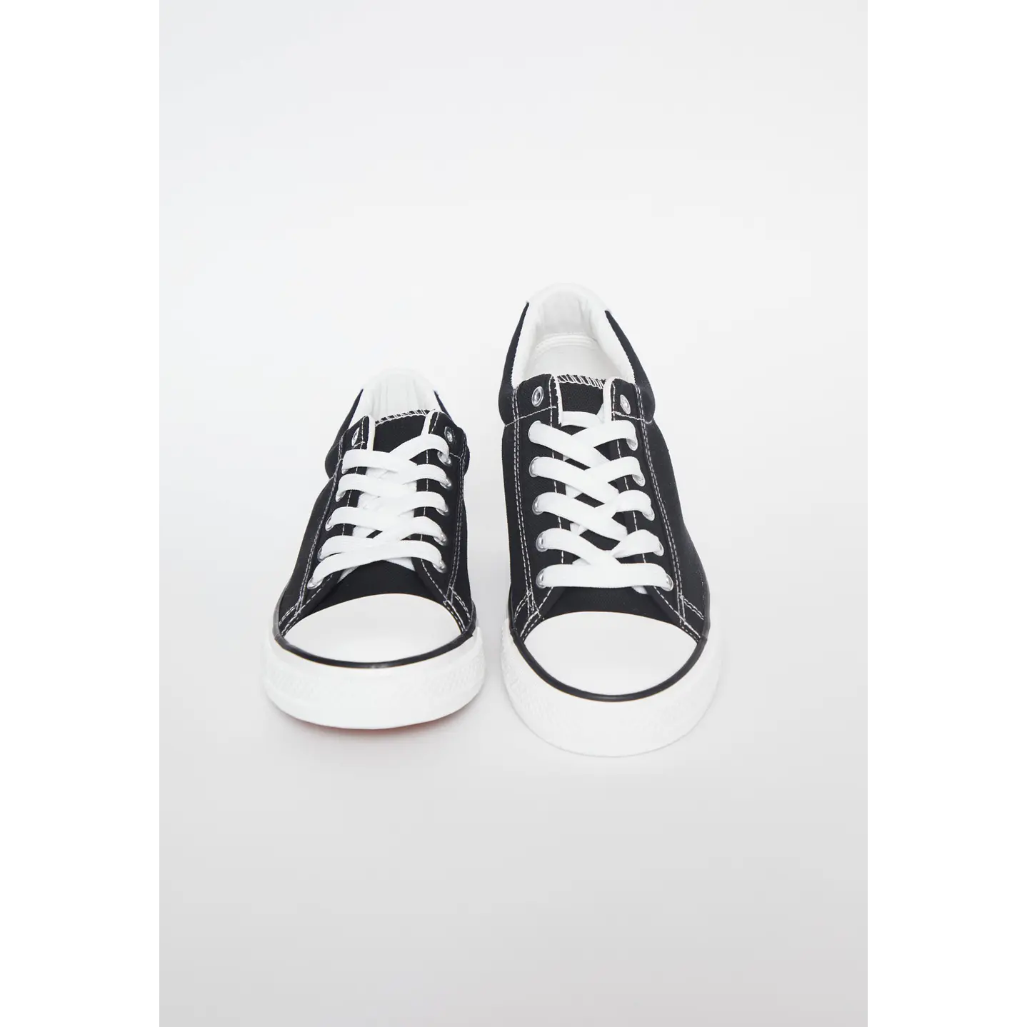 Zapatilla Lona Hombre Negro 2