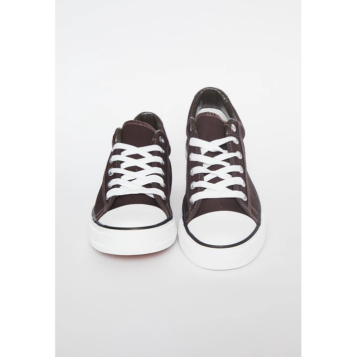 Zapatilla Lona Hombre Café 2