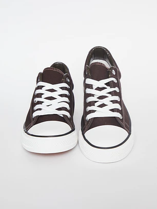 Zapatilla Lona Hombre Café