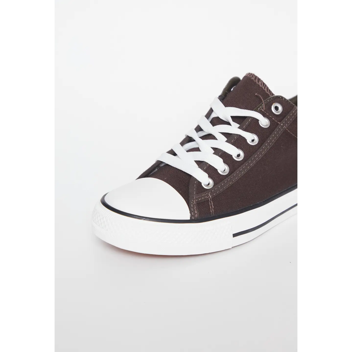 Zapatilla Lona Hombre Café 3