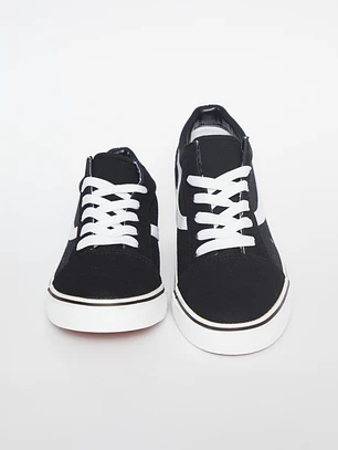 Zapatilla Lona Hombre Negro