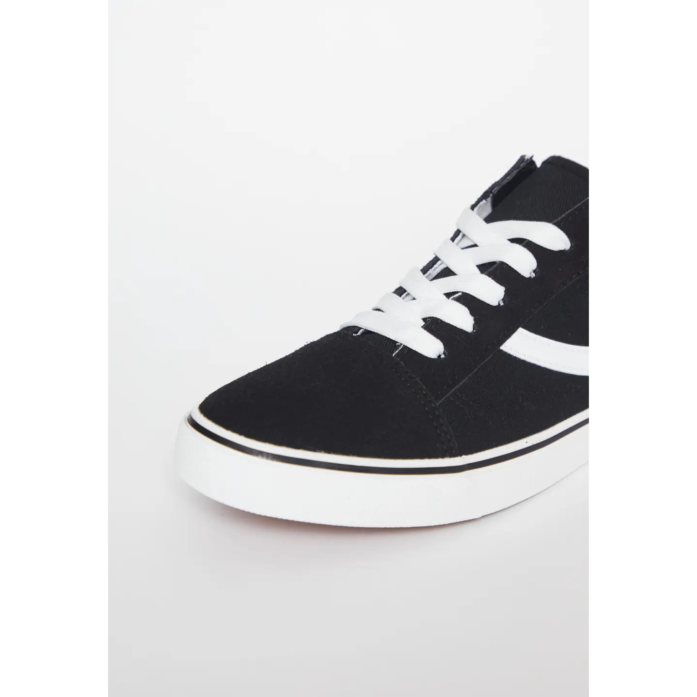 Zapatilla Lona Hombre Negro 3