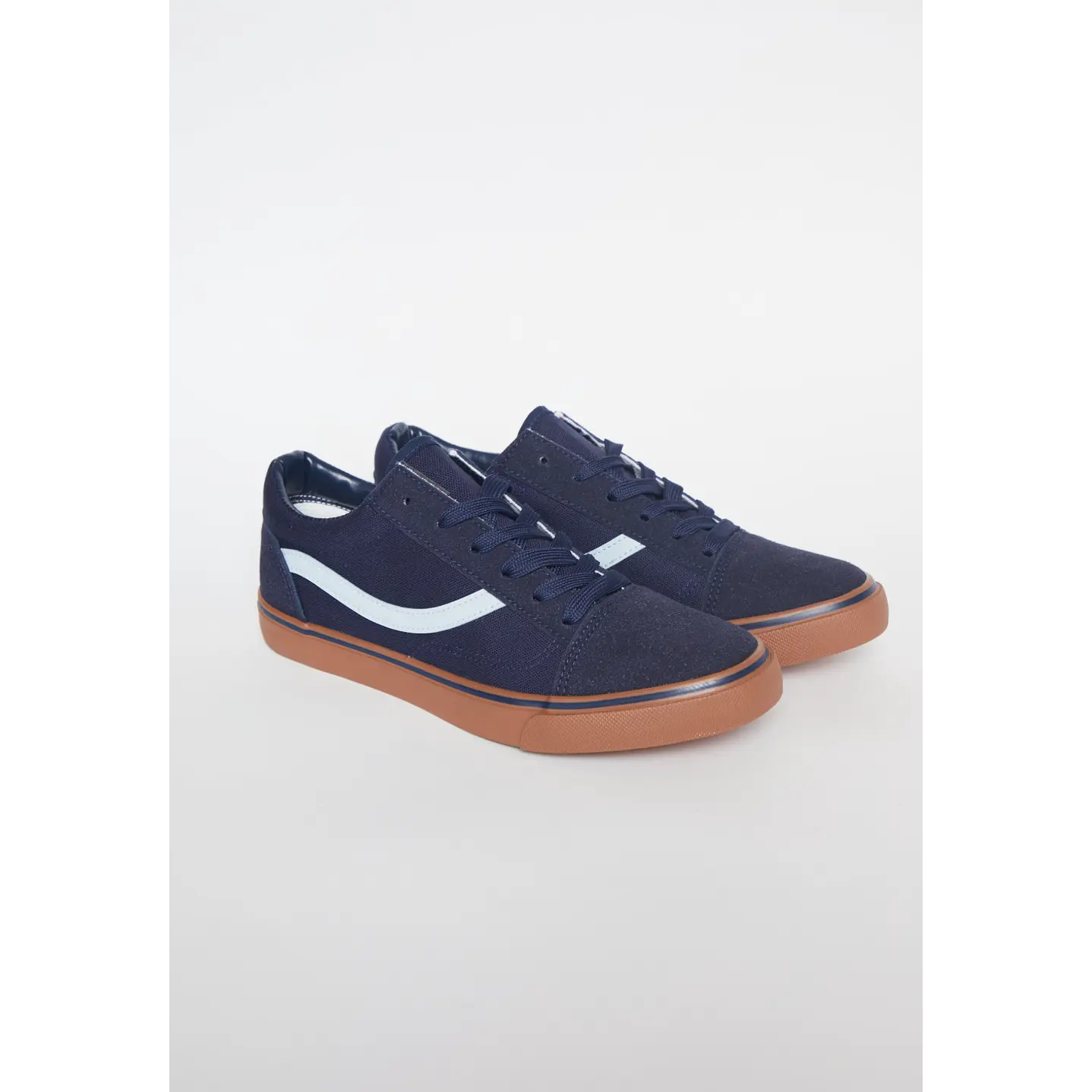 Zapatilla Lona Hombre Azul 1