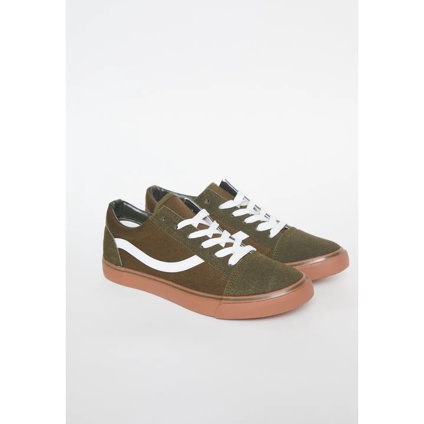 Zapatilla Lona Hombre Verde 1