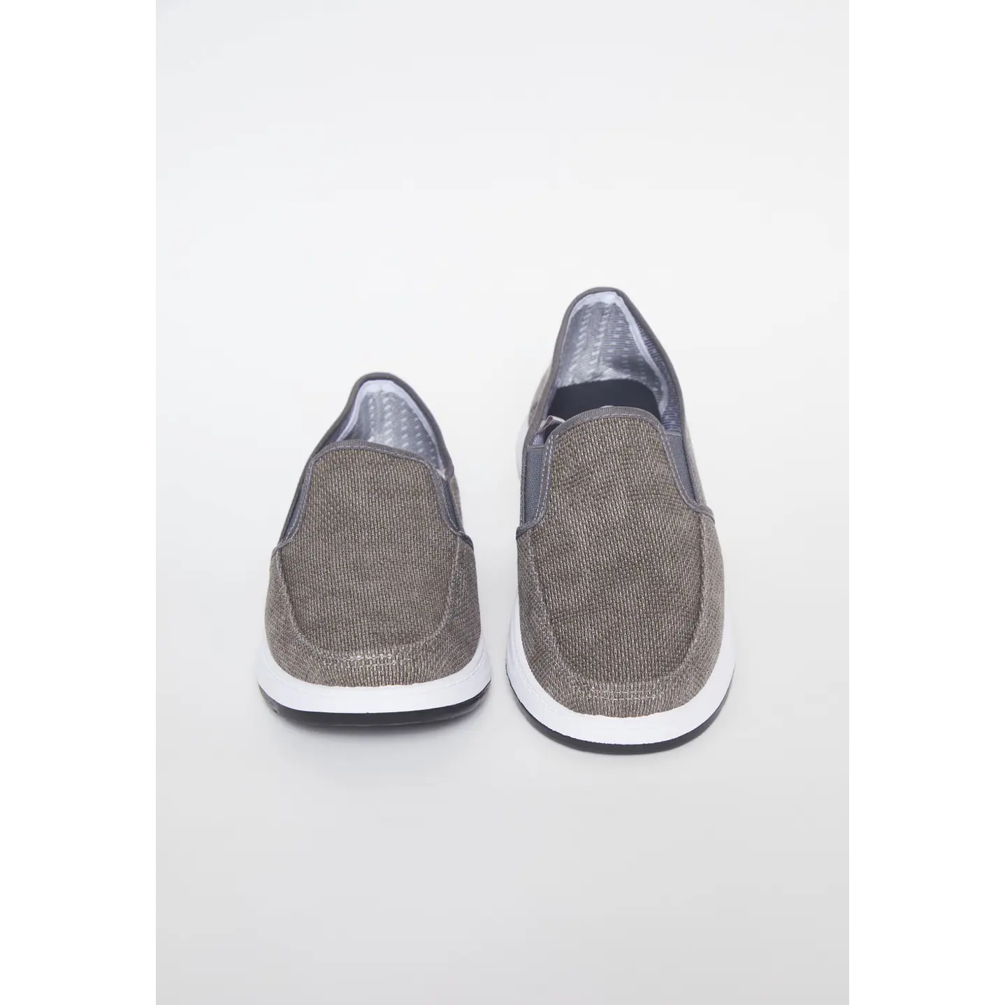 Zapatilla Lona Hombre Beige 2