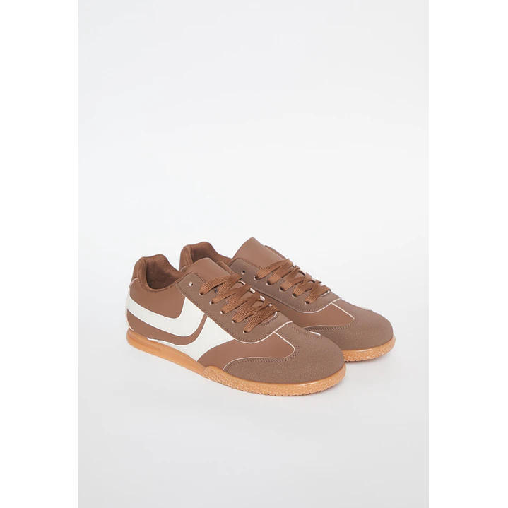 Zapatilla Urbana Hombre Café 1
