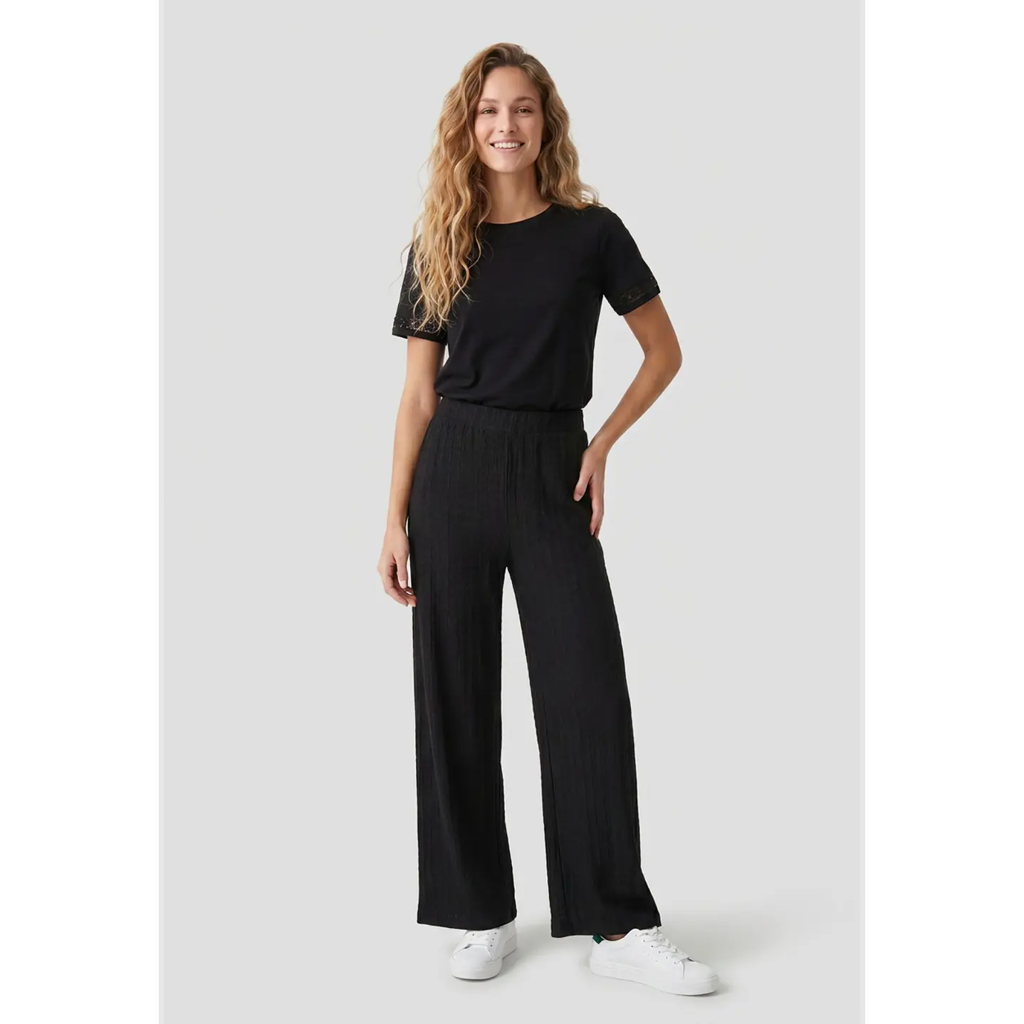 Pantalón Bambu Mujer Negro 3