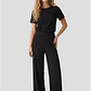 Pantalón Bambu Mujer Negro - Miniatura 3