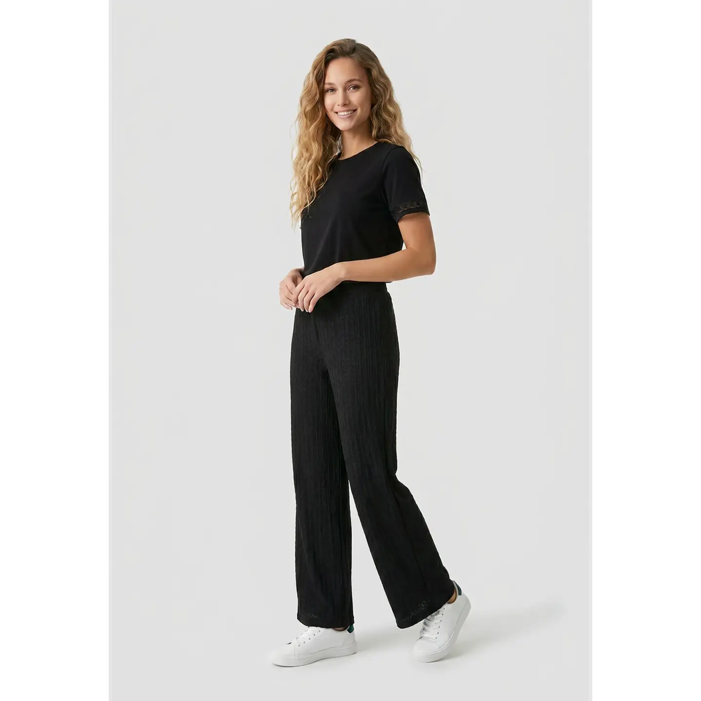 Pantalón Bambu Mujer Negro 4