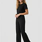 Pantalón Bambu Mujer Negro - Miniatura 4