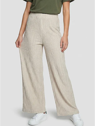 Pantalón Bambu Mujer Beige