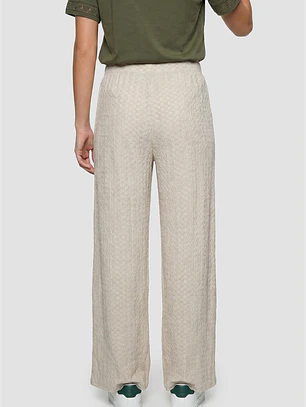 Pantalón Bambu Mujer Beige